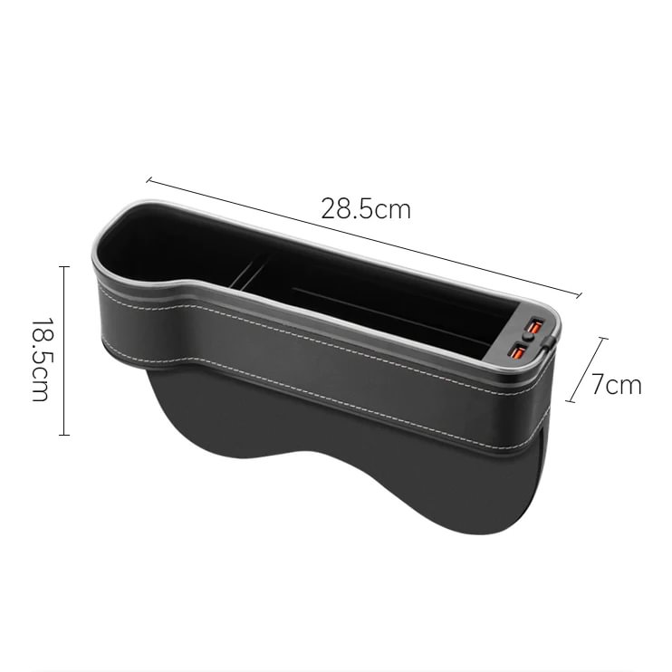 Car seat gap colorful atmosphere light storage box
