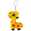 1PCS-Cartoon-Beaded Cross Stitch Keychain-6.5*7.5CM