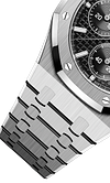 Black Silver - 904L Steel - Quartz- 38mm