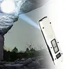 LED Ultra-thin Flashlight W/ Digital LED Display Outdoor Flat Shape Flashlights