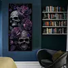 （Big Size）Dark Skull-Full Round Diamond Painting 40*80CM