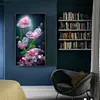 >SALE<Water Drop Flowers 5D DIY Diamond Painting Kits Full Round Drill Wall Art (Y718)