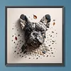 Stone Art Dog-Full Round Diamond painting 30*30CM