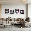 (US Local)4Pack Beauty-Special Shaped Diamond Painting Kit(40x40cm)