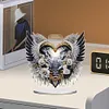 Acrylic Special Shaped Double Sided Effect Gate of Heaven Rose Wings Diamond Painting Desktop Decoration Rhinestones Ornament Kit