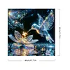 (US Local)Paint By Numbers Kit On Canvas DIY Oil Art Hummingbird Picture Home Decor40x40cm