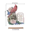 Diamond Painting Wooden Christmas Cardinal Atmosphere Desktop Decor Ornaments For Christmas Gifts