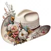 Cowboy Hat-Paint by Numbers Acrylic Painting 40*40CM(Watercolor)