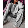 Women's Long Sleeve Loose Hooded Casual Suit