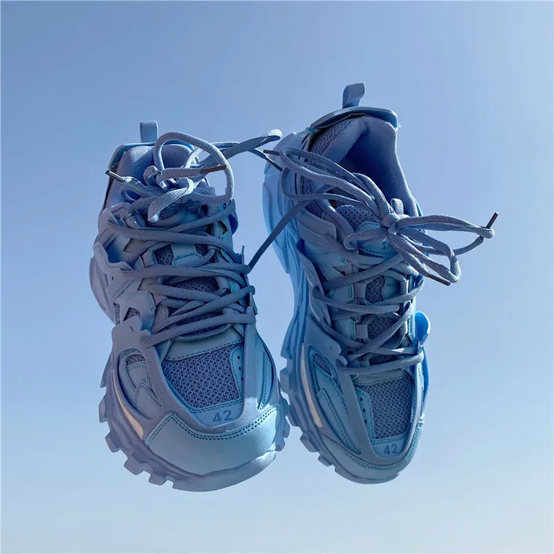 Brand Design Women Chunky Sneakers 2021 Summer Mixed Colors Women's Shoes Breathable Lightweight Ladies Dad Shoes Sport Shoes