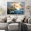 Seaside Lighthouse - 11CT Stamped Cross Stitch Kit(50*40cm)