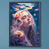 Diamond Painting-DIY Full Round Drill Girl(60*40CM)
