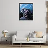 Wolf Girl - Round AB Drills Diamond Painting(45x35cm)