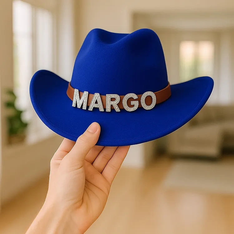Toddler Cowgirl Hat Custom Toddler Cowboy Hat For Kids  Personalized Rhinestone Cowgirl Hat For Girls Boys  Sparkly Cowboy Hat For Women Men Birthday Party