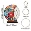 (US Local)Wooden Special Shaped DIY Diamond Painting Moon Perpetual Calendar Decor Kits
