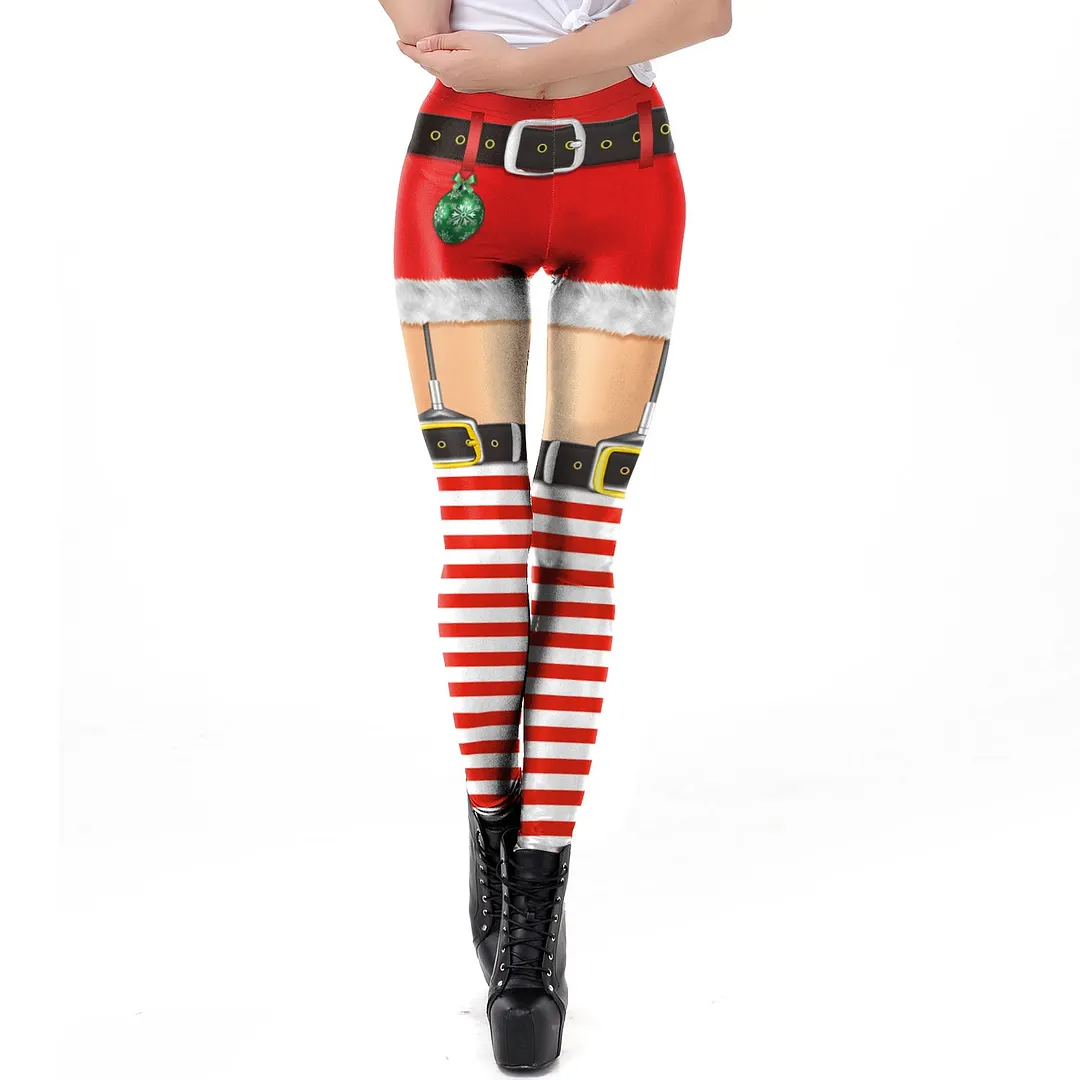 Christmas printed Leggings