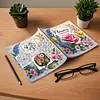 3PCS Wildflowers Coloring Book Set Mindfulness Art Books for Adults 