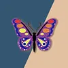 9pcs DIY Colorful butterfly Wooden Coasters Paint by Numbers Acrylic Painting