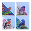 4pcs DIY Rhinestones Mosaic Diamond Painting Corner Bookmark Kit