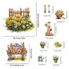 >SALE<Acrylic Fence Bench Desktop Diamond Painting Art Kits for Home Office Decor