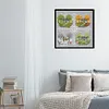 (Stamped/Counted) Four Seasons - 14CT 2 Strands Cross Stitch 33*33cm/12.99*12.99in(Brand)