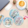 (US Local)[Upgrade]4Pcs Acrylic Special Shape Turtle DIY Waterproof Diamond Painting Coaster