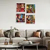 (US Local)4pack Xmas Lady-Special Shaped Diamond Painting Kit(30x30cm)