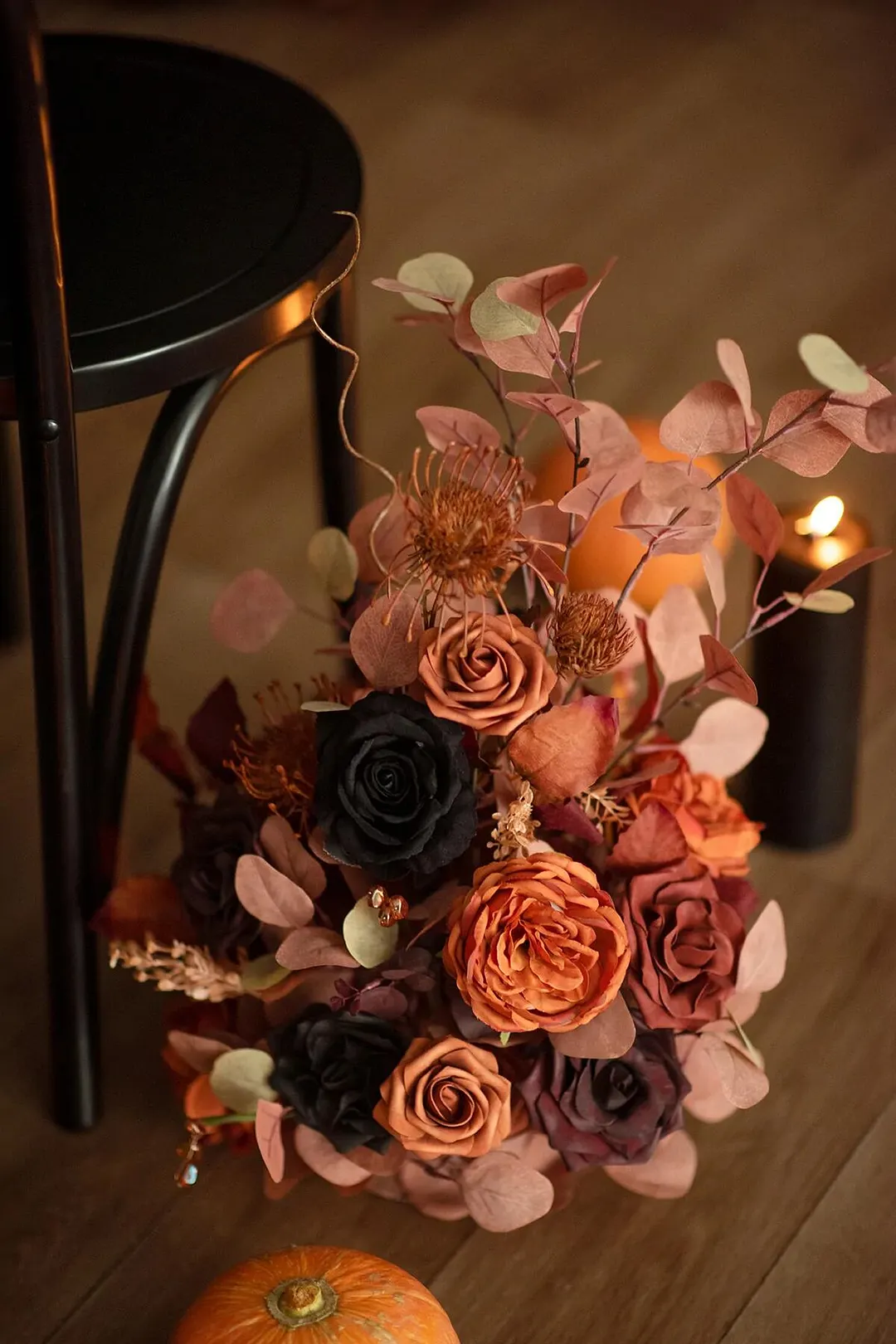 3.5" Foam Avalanche Rose with Stem - 16 Colors