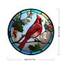 Cardinal Glass Painting-Paint by Numbers Acrylic Painting 40*40CM