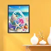 Beach Shells - 11CT Stamped Cross Stitch - 40*50cm - Natural