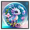 Crystal Ball Zodiac Sign Dragon - 11CT Stamped Cross Stitch - 40*40cm