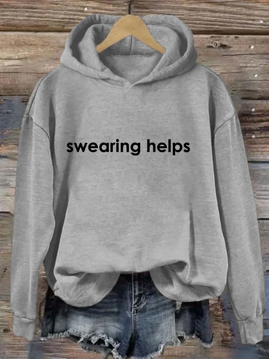 Swearing Helps Hoodie