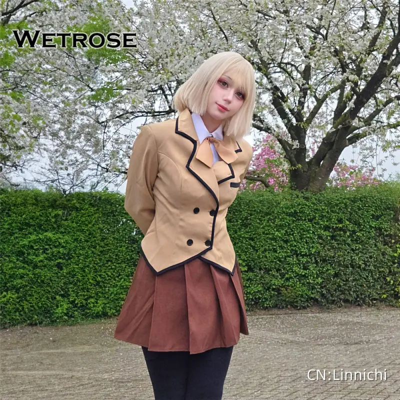 [Wetrose] In Stock Solo Leveling Cha Haein 차해인 JK Uniform Suit Cosplay Costume Cha Hae In Cha Hae-in