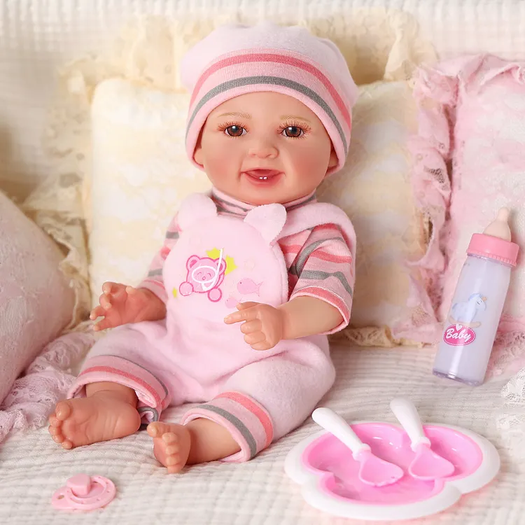 Babeside Sleeping Reborn Baby Mia 12" Little Infant Girl Emotional Comfort Companion