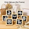 12pcs/set Unframed Pearl Painting Canvas Art Handmade Pearl Material Art Kit Living Room Decor (15x15cm)