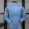 2025-2026 Long Sleeve Player Version Manchester City Home Football Shirt 1:1 Thai Quality