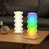 Colorful DIY Assembly Atmosphere Night Light 15W Fast Wireless Charging Mobile Phone Earphone Digital Wireless Charger