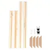 DIY Solid Wood Canvas Painting Frame Kit Wooden Photo Poster Inner Frames DIY Diamond Art Accessories