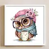 Owl - 18CT Stamped Cross Stitch 20*20cm/7.87*7.87in
