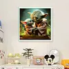 (Multi Style)Groot And Yoda-Full Embroidery 3 Strands 11CT Stamped Cross Stitch-40*40CM