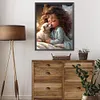 >SALE<5D DIY Full Round Drill Diamond Painting Sweet Girl Home Decor Craft 40x50cm