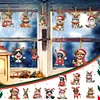 10Pcs Christmas Diamond Painting Christmas Tree Pendant (Christmas Cats Dogs)