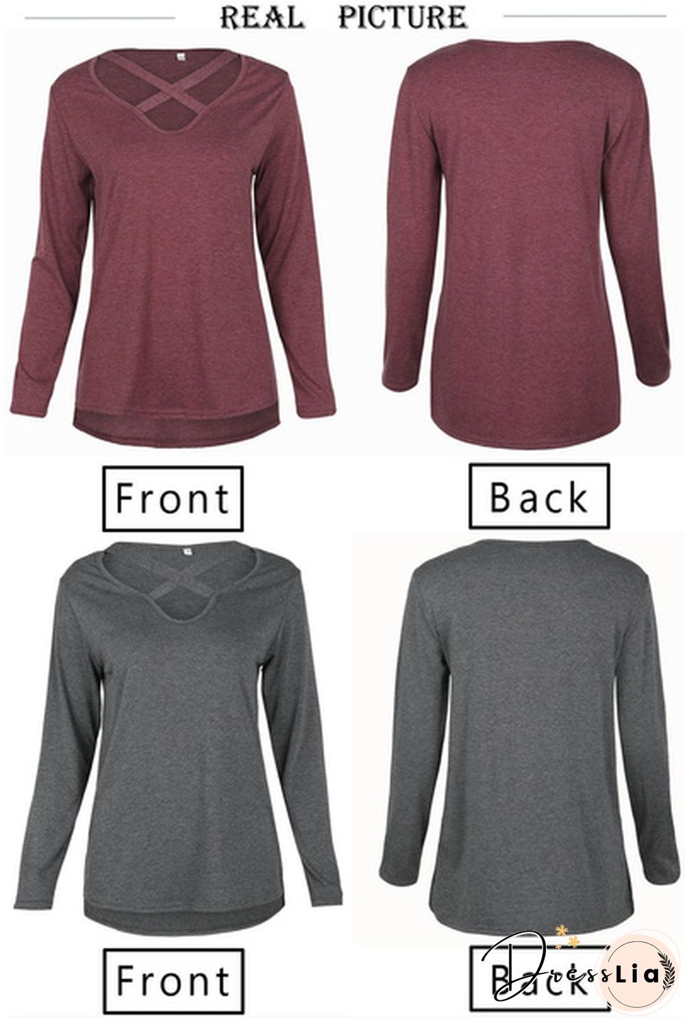 Women Spring Summer Fashion Long Sleeve Tops Black Casual Knitted Sweater Dresses Ladies Fashion Loose Mini Dress Pure Color Cotton Shirt Sexy Deep V-Neck Slim Fit Waist Bodycon Club Wear Knit Slit Party Robe Chic FemmeT-shirt