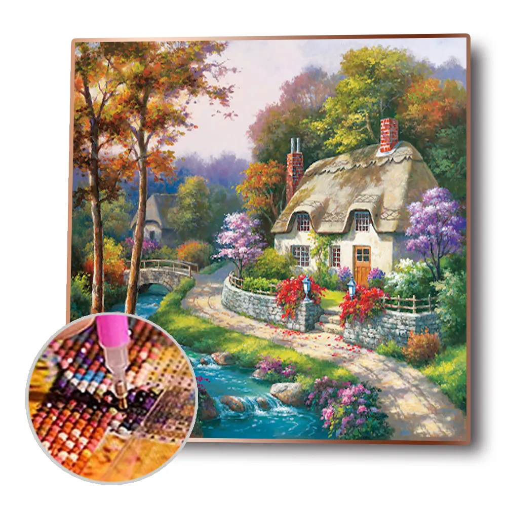 Diamond Painting - Full Round Drill - House(30*30cm)