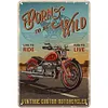 Born to be wild - Vintage Metal Signs - 20*30cm/30*40cm