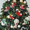 8Pcs Double Side Effect Acrylic Special Shaped Christmas Theme Xmas Trees Hanging Pendant Kits