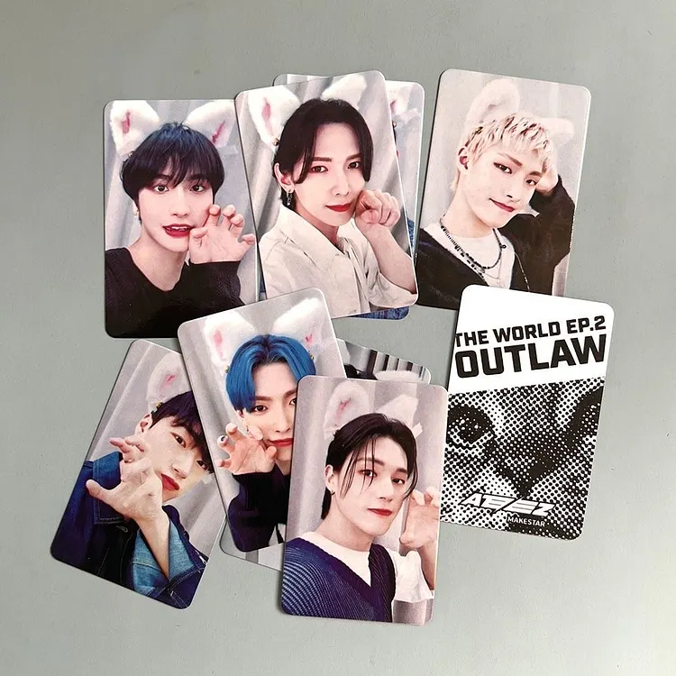 Ateez 9th Mini Album The World EP.2 Outlaw Makestar Photocard