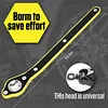 Car Labor-Saving Long Handle Jack Ratchet Wrench for Travel/Truck/SUV/Van