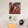 Girl And Elf-14CT Stamped Cross Stitch 40*40cm/15.75*15.75in