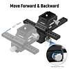 NEEWER 4-Way Macro Focus Slide With Quick Release Plate for Micro Photography Video Bird watching Pulley Shooting Precise Focus, Compatible with Canon Nikon Fuji Sony DSLR Mirrorless Cameras